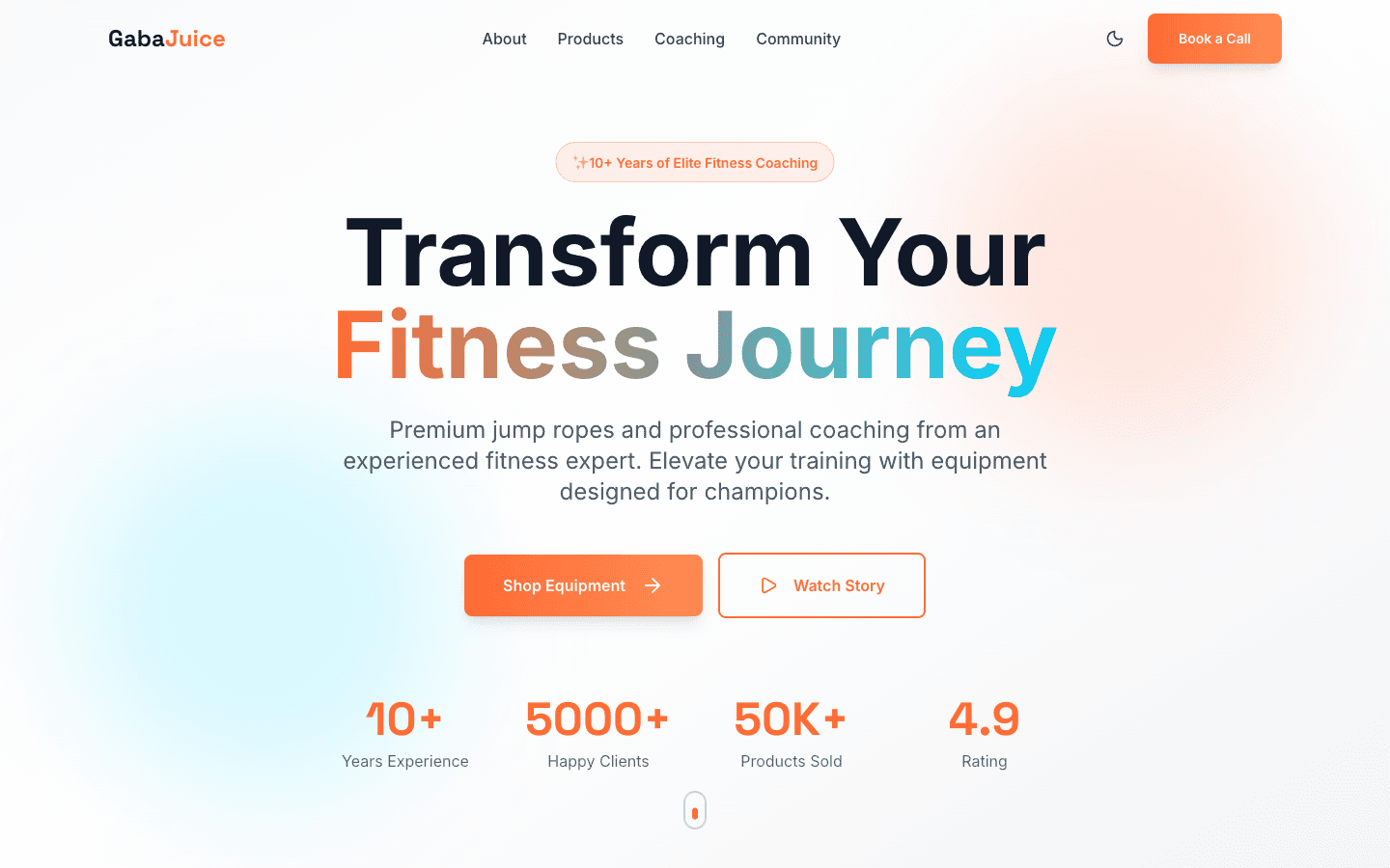 GabaJuice — Fitness e-commerce