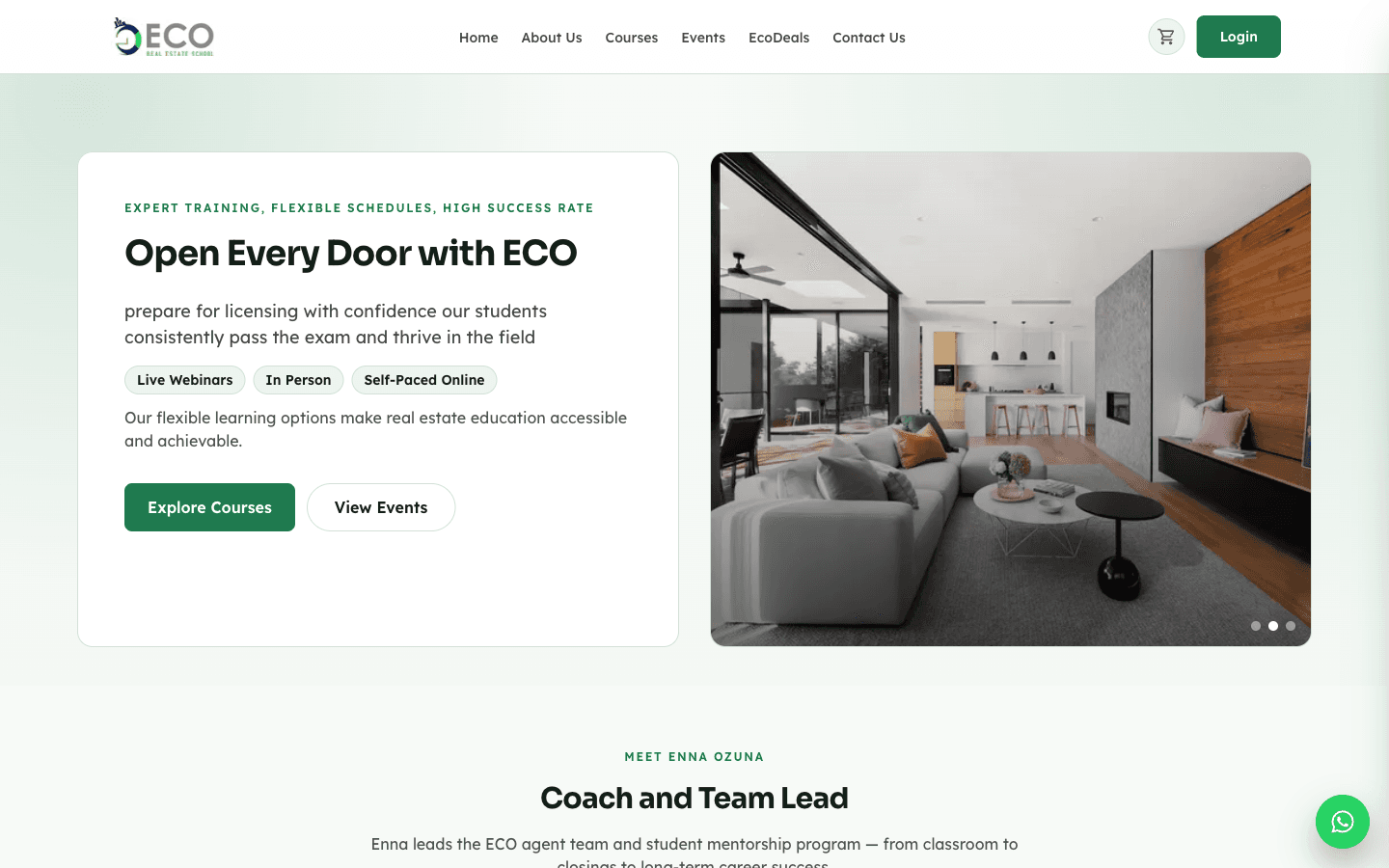 Eco Real Estate School — Education
