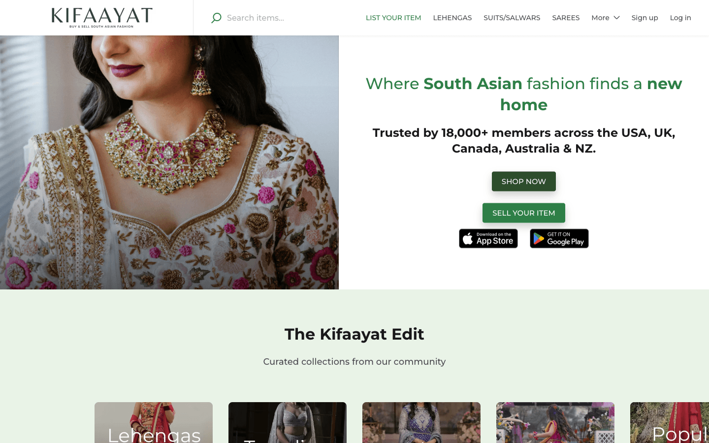 Kifaayat — Fashion marketplace